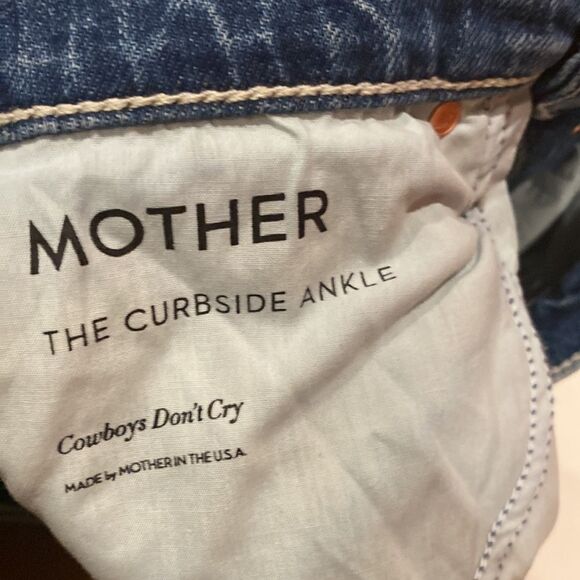 MOTHER Superior The Scrapper Ankle Jean in Cowboys Don't Cry Size 27 - Picture 8 of 10